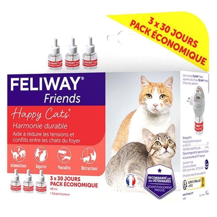 Feliway friends recharges pour diffuseur 3 x 48ml