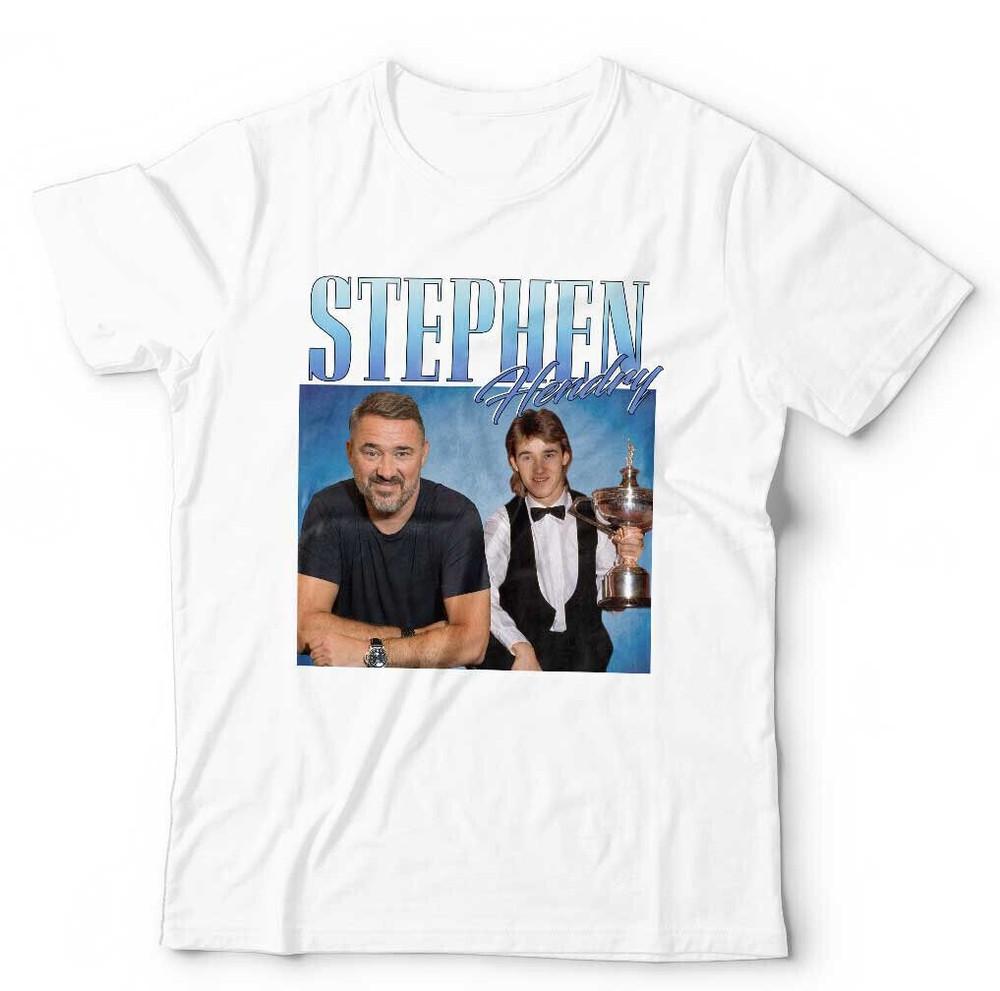 Stephen Hendry Tshirt Appreciation Unisex Kids Snooker Throwback Homage Funny