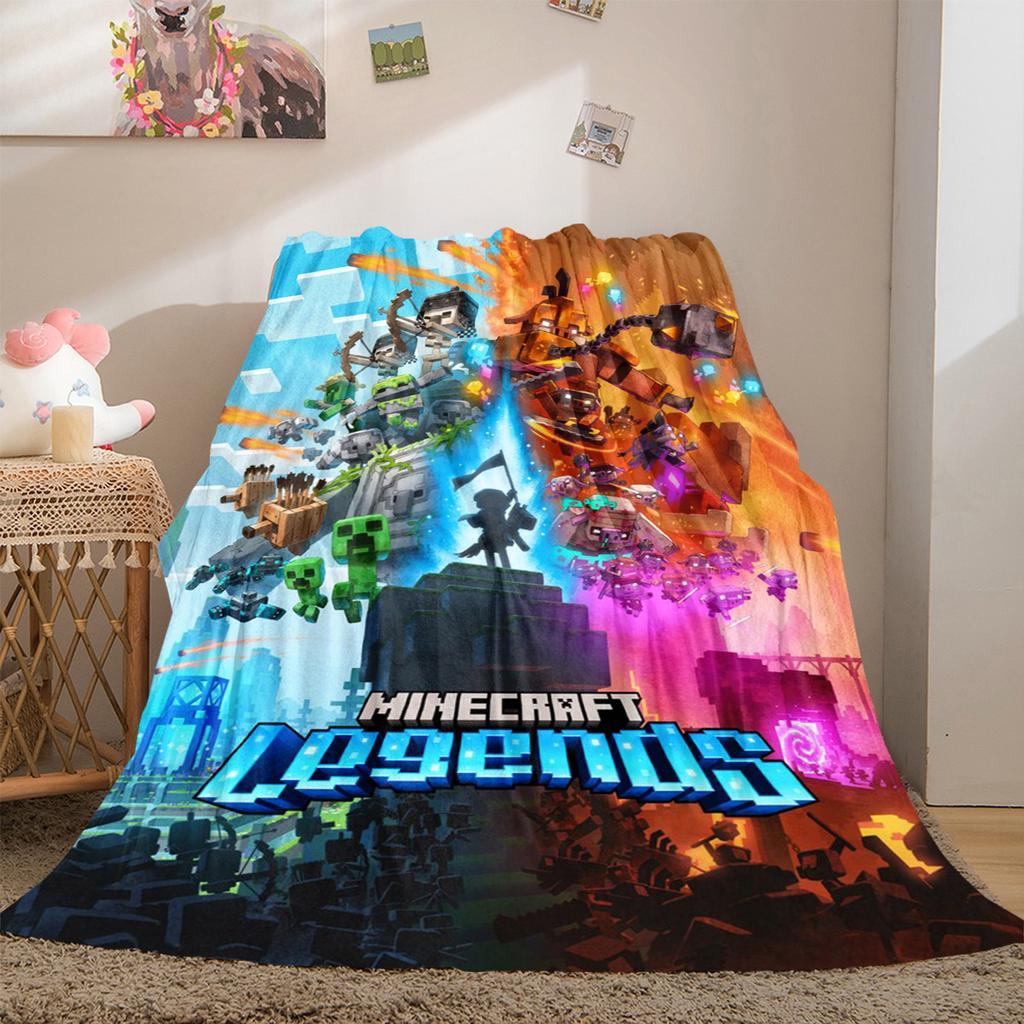 Classic Entertainment Sandbox Xbox Games Minecraft blanket, home warming, four season bed decoration, sofa cover, flannel throwing blanket K2