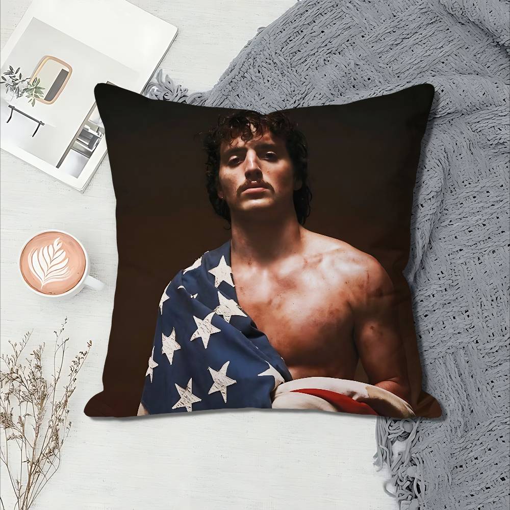 BBenson Boone American Heart Pillow Cases for Bedroom Living Room Sofa Home Decor Polyester Cushion Cover with Zipper