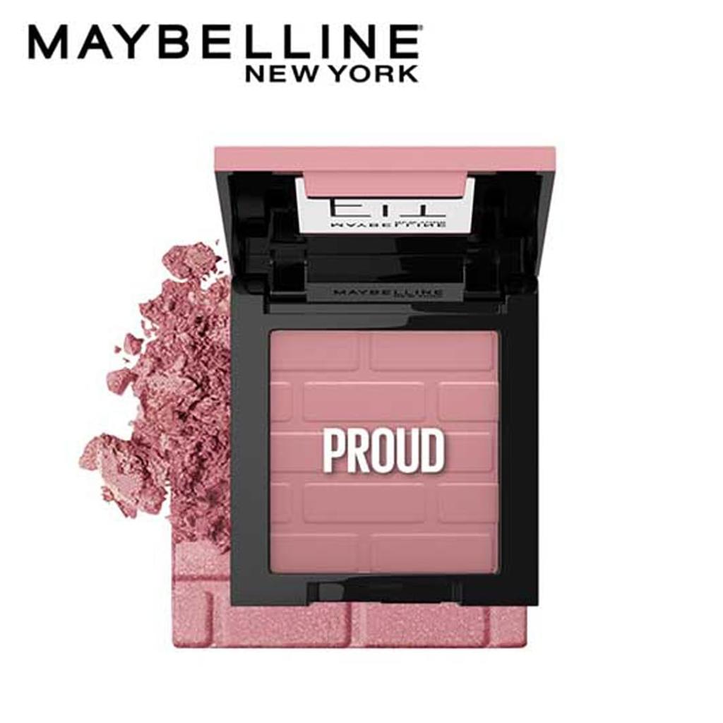 Maybelline New York Fit Me Mono Blush 40 Proud 4.5g Long-Lasting Lightweight Cheek Color Natural True Tone 16H Wear