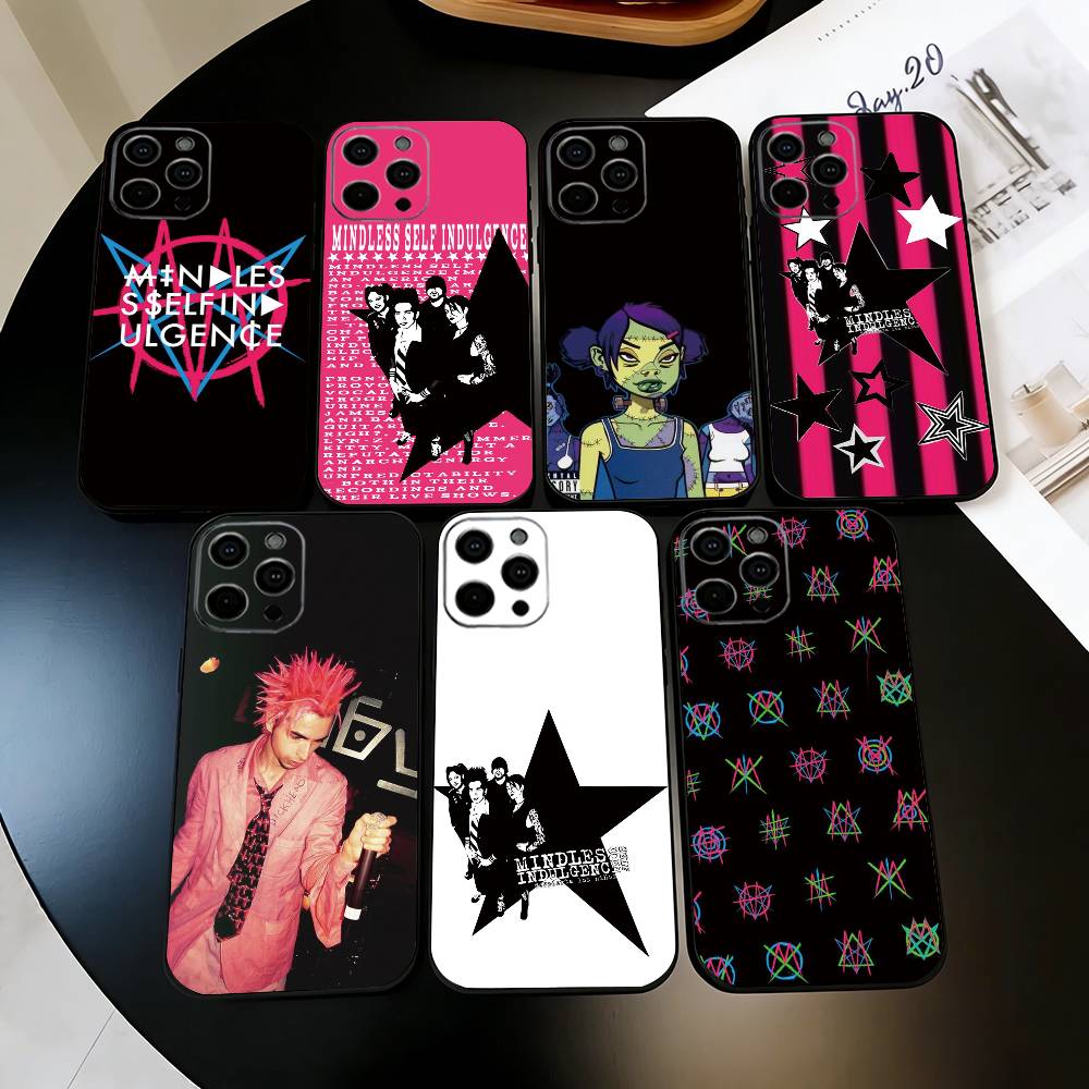 Чехол M-MSI Band для телефона iPhone 17, 16, 15, 14, 13, 12, 11 Plus, Pro Max, Другие, Мягкий, Черный