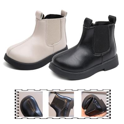 Девочки Ботинки Унисекс-Ребенок До середины икры Малыш Ковбойские ботинки Низкий каблук Ботильоны Заостренный носок Слипоны Носки-ботинки Для всех сезонов