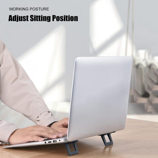 Регулируемая Складная Подставка для Ноутбука из Алюминиевого Сплава с Отводом Тепла