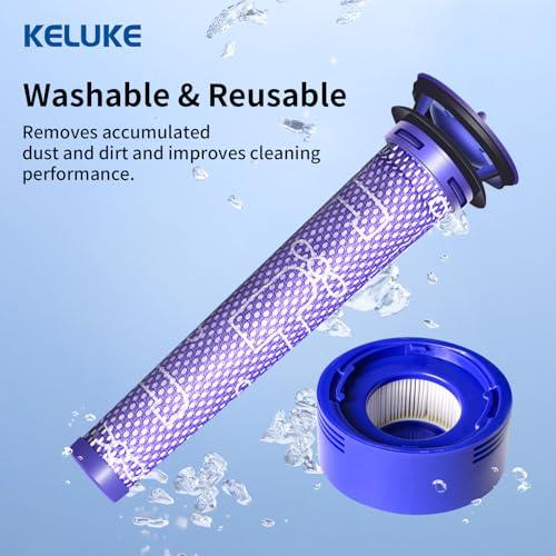 Replacement Filter Set for Dyson V7/V8 Series Cordless Vacuum Cleaners Purple