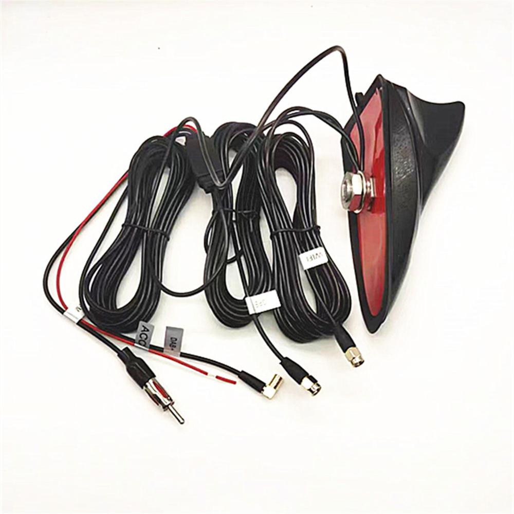 1x Автомобильная антенна на крышу «Акулий плавник» DAB + GPS + FM/AM + WIFI Автомобильный стерео радиоусилитель