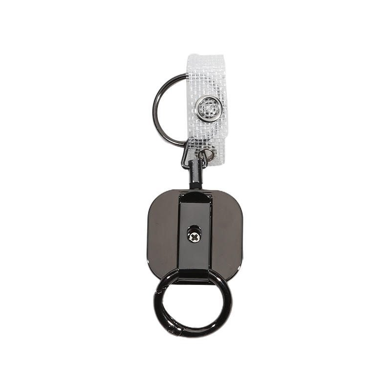 Выдвижные держатели для бейджей-брелоков, металлические, сверхпрочные, с карабином, клипсой для ремня и кольцом для ключей, для держателя имени и ID-карты