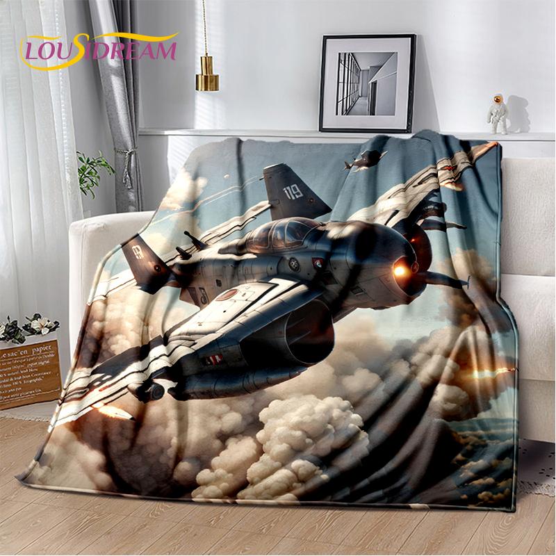 3D Космический самолет Spitfire Air Force Jet Fighter мультяшное одеяло, мягкое одеяло для дома, спальни, кровати, дивана, чехол для ребенка, подарок
