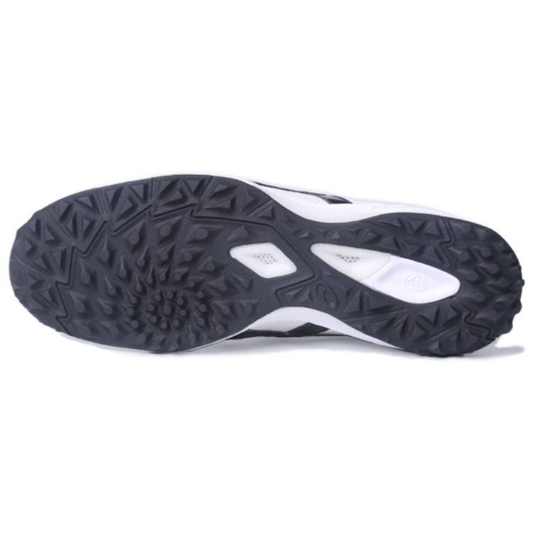 Asics C3 Удобный Повседневный TF (Резиновые шипы) Футбольные бутсы для жесткого грунта из искусственной травы из кожи кенгуру Мужские футбольные бутсы Белые 1113A032-100