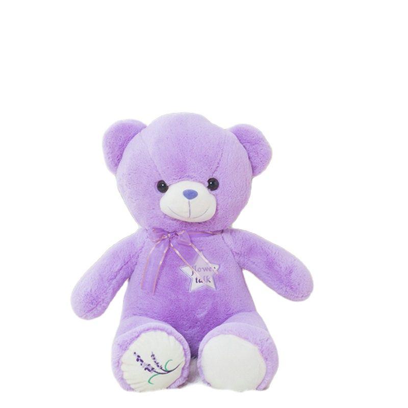 35-120cm Giant Purple Bear Plush Toys High Quality Stuffed Lovely Animals Bear Dolls Gifts