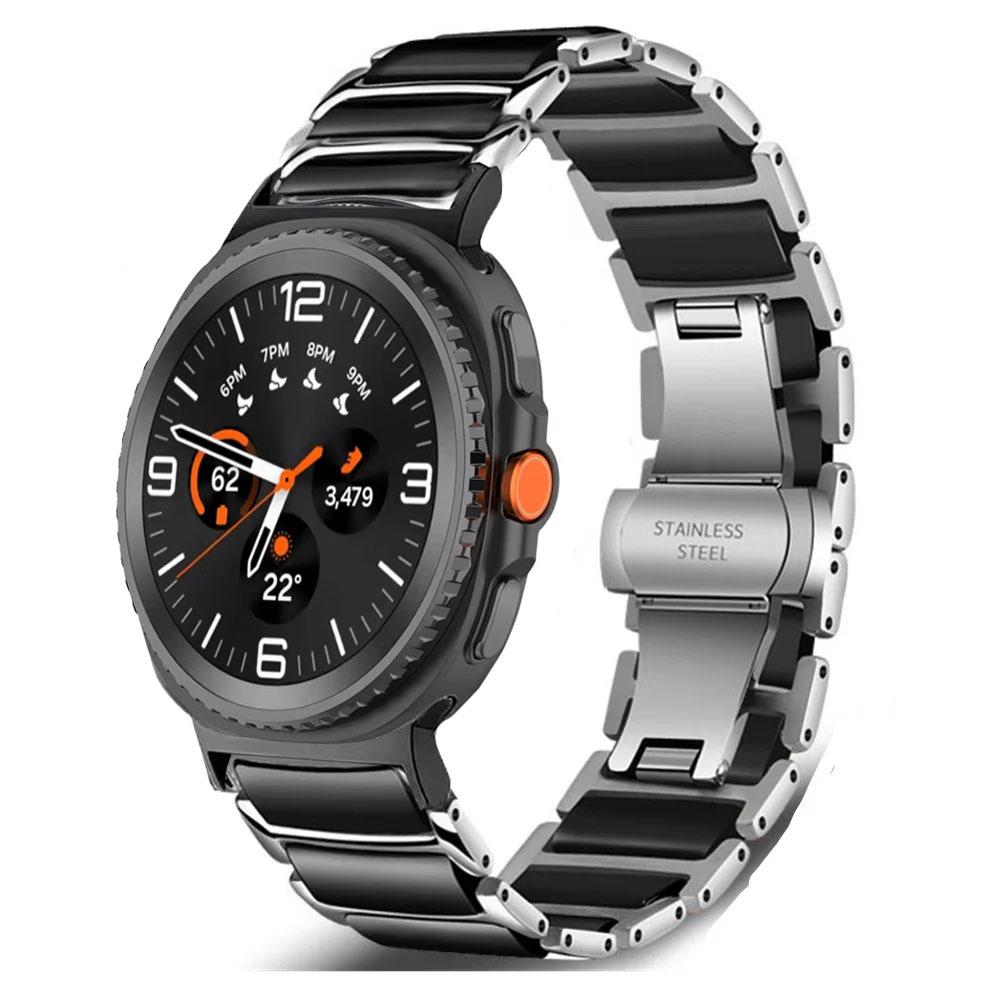 Керамический+Металлический Ремешок Для Samsung Galaxy Watch Ultra 2026 47мм Сменный Ремешок Для Galaxy Watch 8 44мм 40мм 8 Classic 46мм