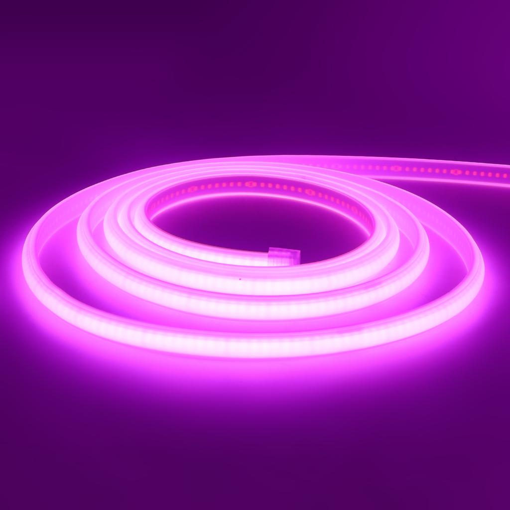 220V COB Strip White /Red /I Blue /Pink /Yellow /Purple Waterproof Home Decor Outdoor Lamp Flexible LED Neon Ribbon Light