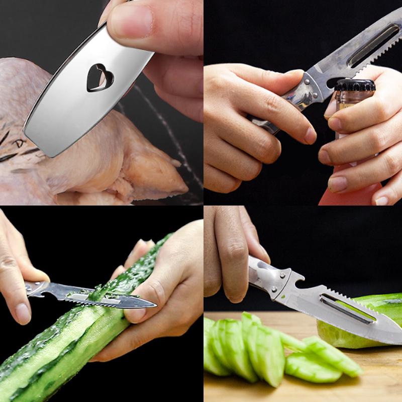 WXCOO Stainless Steel SK5 Heavy Duty Kitchen Shears Poultry Shears Multifunctional Kitchen Scissors for Chicken Bone Fish Cutter5