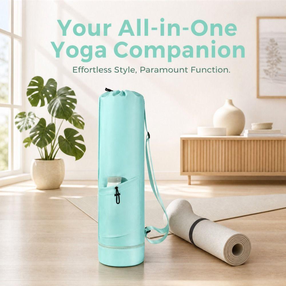 Adjustable Strap Fitness Mat Carrier Large Capacity Gym Yoga Bag Yoga Mat Storage Bag Sports Yoga