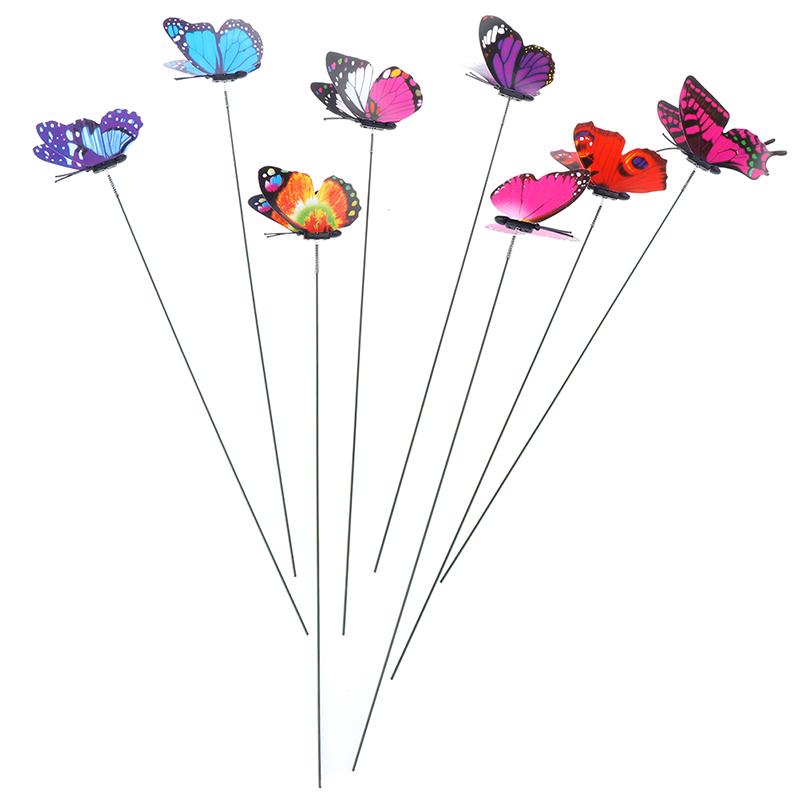 10 шт. Бабочки Садовый Двор Горшки для Растений Цветные Уличные Украшения Цветочные Горшки Декор