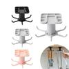 1 Pcs Home Storage Hooks,Wall Mounted Utensil Hooks 360° Swivel Kitchen Utensil Rack Under Cabinet Utensil Rack Hooks for Kitchen and Bathroom