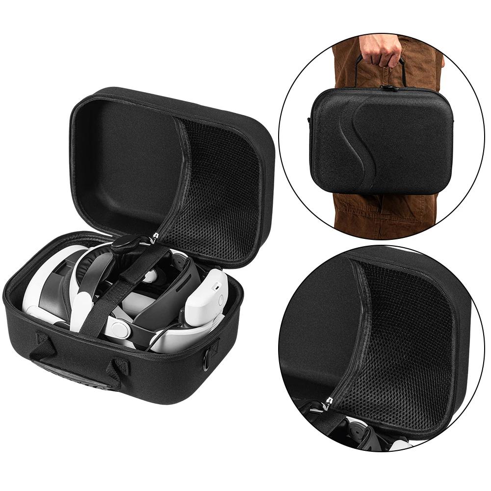 Чехол для переноски Meta Quest 3 для элитного ремешка BOBOVR M3 PRO, чехол для хранения, дорожный чехол для путешествий и домашнего хранения