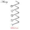 Alisouy 1Piece Steel 20G Faux Nose Rings Fake Septum Rings Hoop Nostril Daith Piercing Fake Clip On Nose Rings Oreja Piercings Jewelry