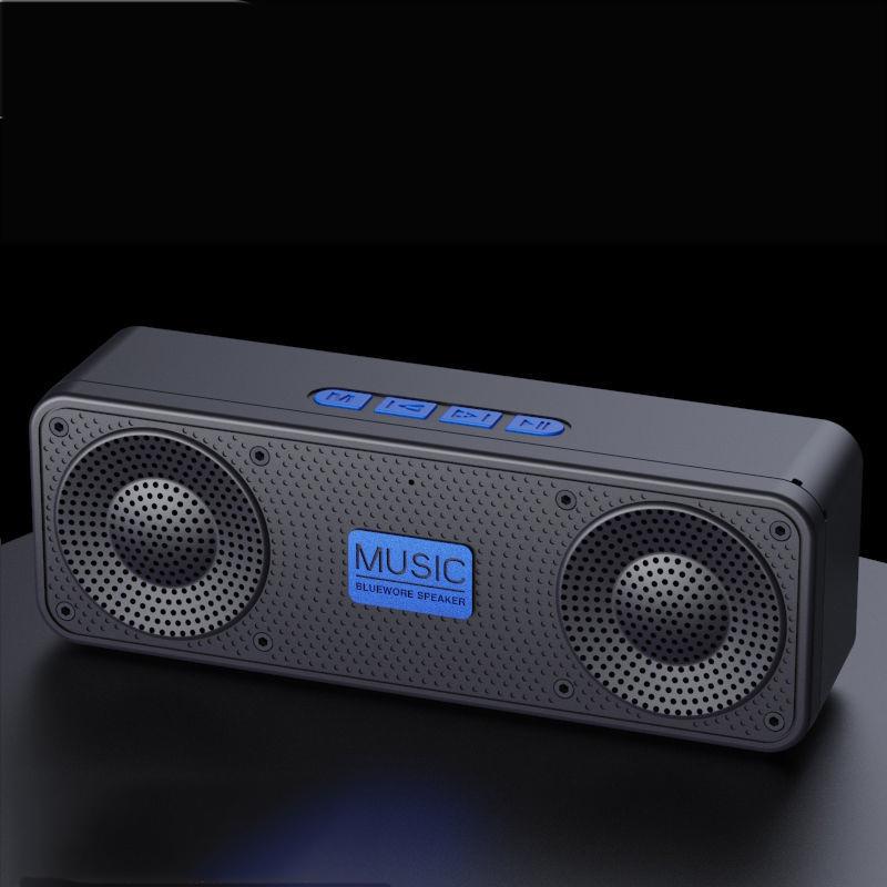 Portable FM Radio Wireless Bluetooth5.0 TWS Speaker Mini MP3 Music Player Support TF Card U Disk AUX Play Handsfree Call