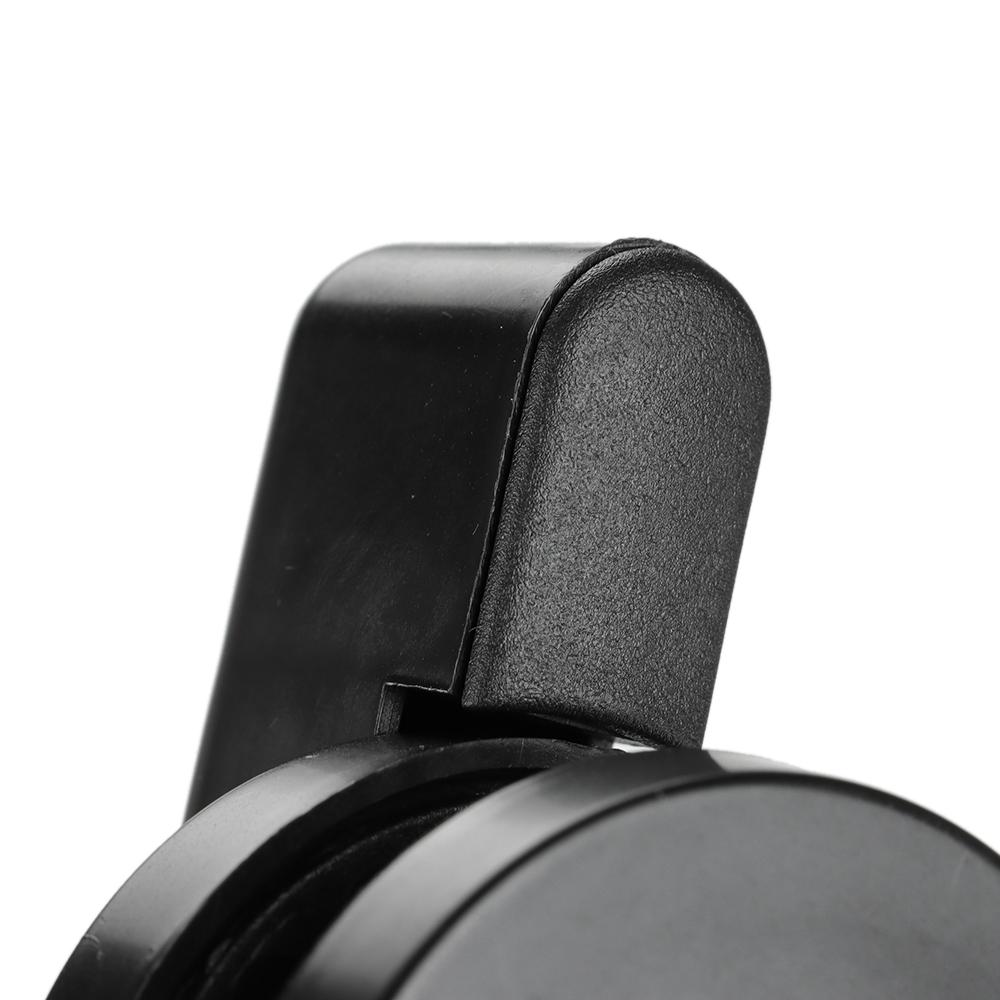 Bathroom Public Toilet Nylon Plastic Door Lock Indicator Lock Handle Black