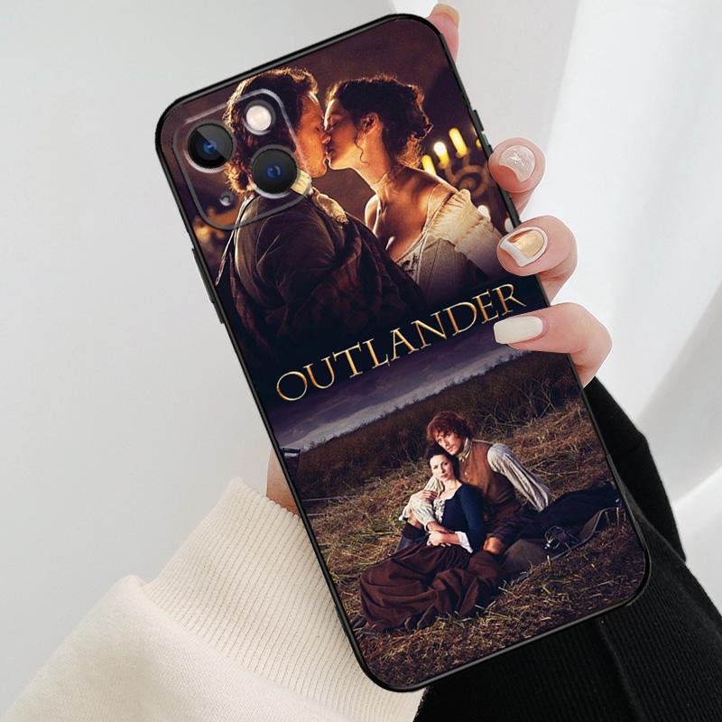 Чехол для телефона Outlander Джейми и Клэр Для iPhone 17 Pro Max 16 15 14 11 12 13 Pro Max mini 15 16 Plus 16e 17 Air Cover