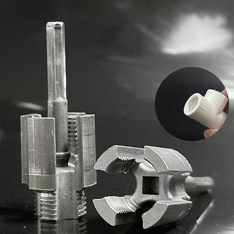 Инструмент для нарезки резьбы на трубах Интегрированный инструмент для нарезания внутренней и внешней резьбы на трубах Совместимый с электродрелью Набор резьбонарезчика для ПВХ труб