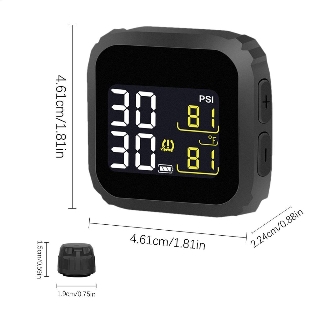 Tire Pressure Gauge Multifunctional Portable Meter Digital Pressure Gauge For Auto Truck Vehicle Automotive Repair Road Trip