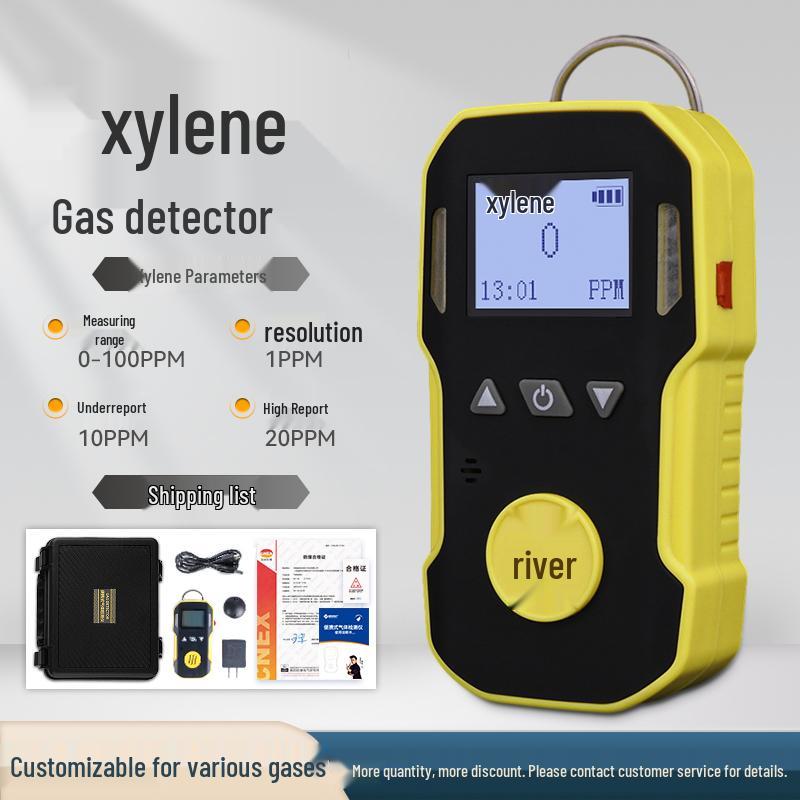 Portable 4-in-1 Gas Detector: Pump-Suction Combustible, Hydrogen Sulfide, Nitrogen, and Oxygen Detection