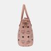 [Pre-Owned] Anya Mini Pink Coated Canvas Monogram Print Tote Bag Shoulder Bag Crossbody Bag Gold Hardware Detachable Strap - Very Good #1I289XC