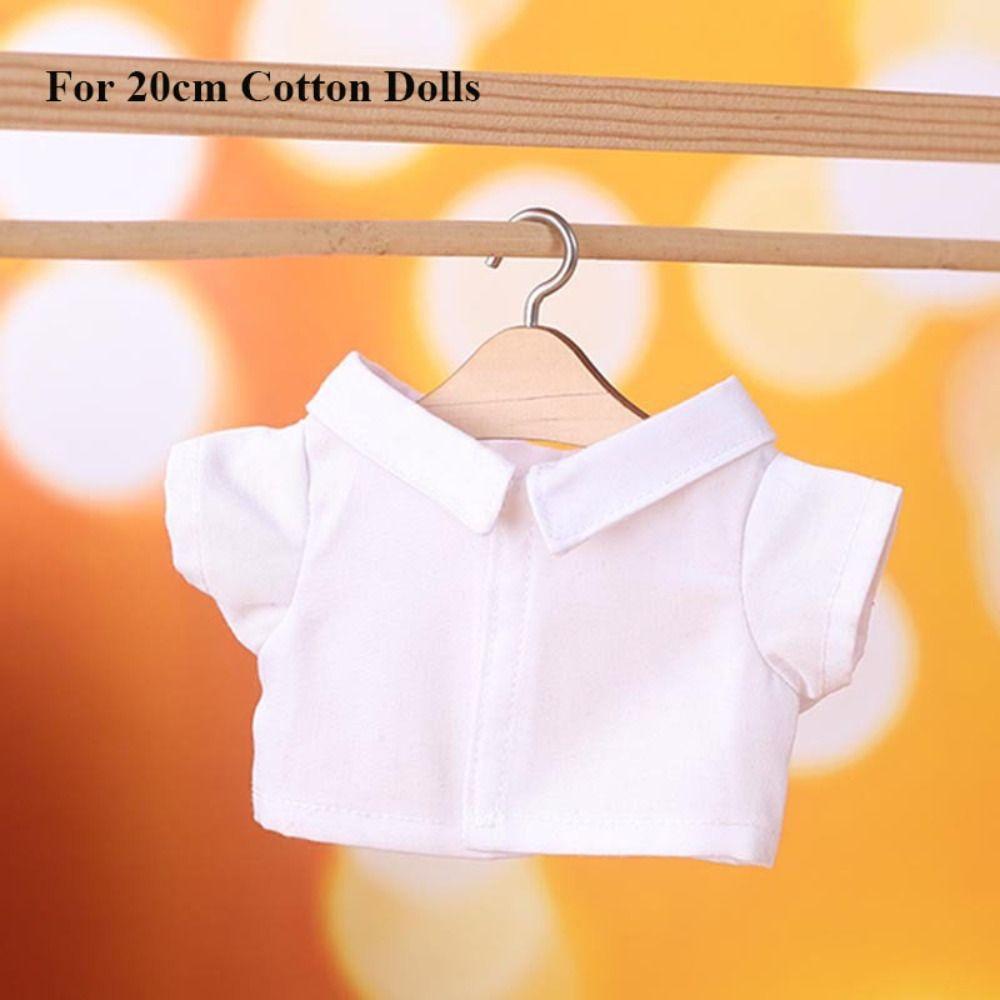 Multicolors Doll T-shirt Fashion Style Idol Doll Outfit Doll Clothes  10/20cm Cotton Stuffed Dolls