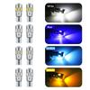 2x Автомобильная светодиодная лампа 5W5 T10 W5W LED Без ошибки Сигнальная лампа Canbus 12V 6000K Автомобильные габаритные боковые указатели заднего хода 5630 6SMD Лампа