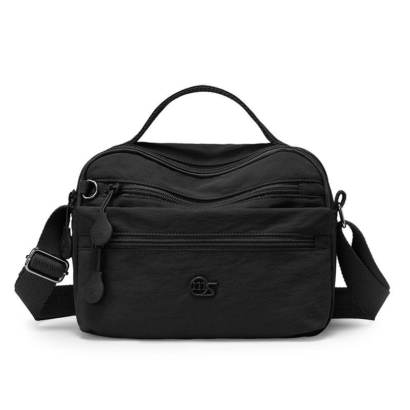 Повседневная маленькая сумка женская осенняя новая модная универсальная легкая на плечо, сумка-мессенджер, многослойная маленькая квадратная сумка