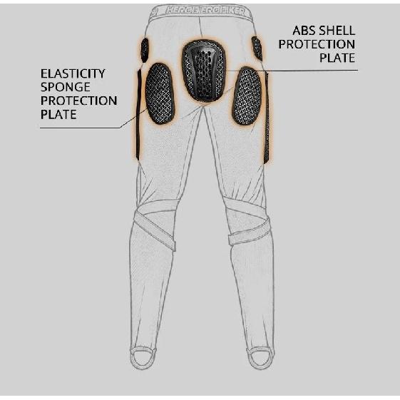 Motorcycle Armor Pants Anti Fall And Anti-collision Off-road Motorcycle Riding Pants Men Women Extreme Sports Protective Pants