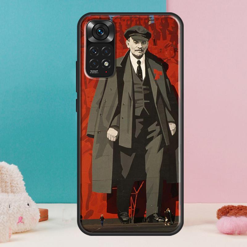 Чехол с флагом Советского Союза Ленина для Xiaomi Redmi Note 14 12 11 9 10 13 Pro 9S 10S 11S 12S Redmi 13C 10C 12C 14C