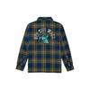 Vans Plaid Skull Pirate Parrot Emblem Print Polo Jacket Men Jacket Yellow VN0A54JHZ6Z