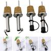 1/3PCS Metal Barware With Cover Bottle Stopper Wine Pourer Wooden Cork Oil Dispenser