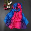 LaMaxPa 2019 New Soft Women Gradient Silk Scarf Autumn Winter Long Bandana Shawls and Wraps Female Hijab Luxury Echarpe Pashmina