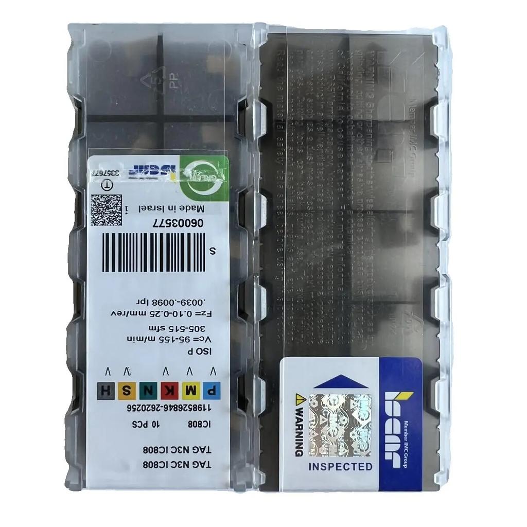 ISCAR / TAG N3C IC808 /Industrial Indexable Carbide Inserts 10 Pcs