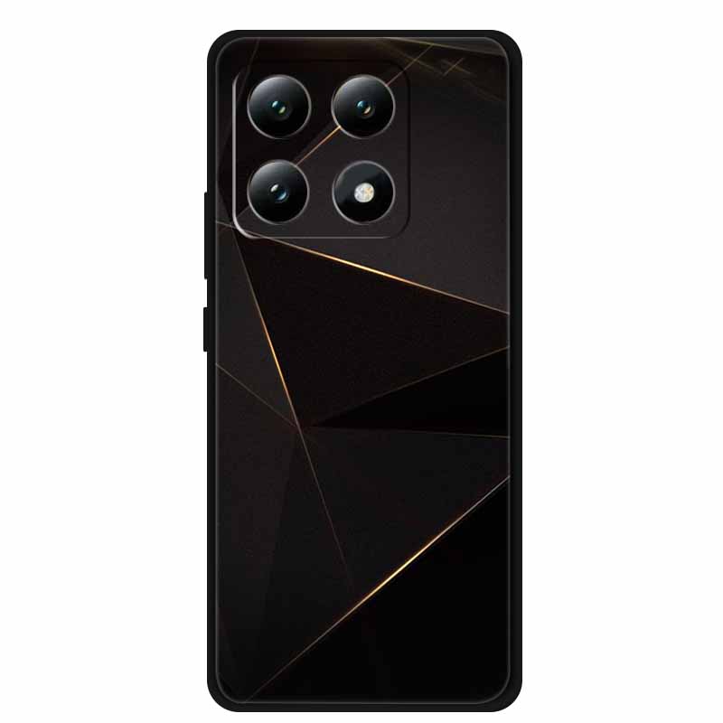 Для Xiaomi 15T 5G Чехол Цветы Мягкий Силикон ТПУ Задняя Крышка Для Xiaomi 15T Pro 5G Capa Boho Цветная Защита от Царапин