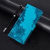 Emboss Lace Flower Leather Flip Case For Samsung Galaxy A05 A05S A04S A04E A14 A24 A34 A54 A23 A33 A53 S20 S21 S22 S23 Ultra Plus Wallet Book Cover