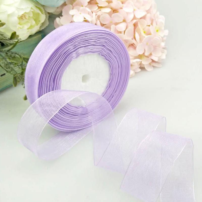 DIY 50 ярдов/рулон горячие новые оптовые партии свадебные рождественские ленты 2,5 см конфетного цвета подарочная упаковка праздничное украшение высококачественные ювелирные изделия аксессуар