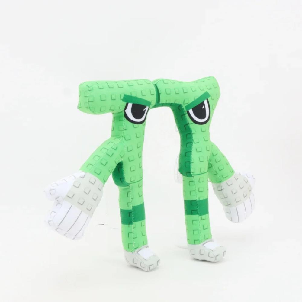 30cm Green No. 77 Steal A Brainrot Rainbow 77 Game Peripherals Soft Pillows Fans Kids Christmas Gifts Room Decoration