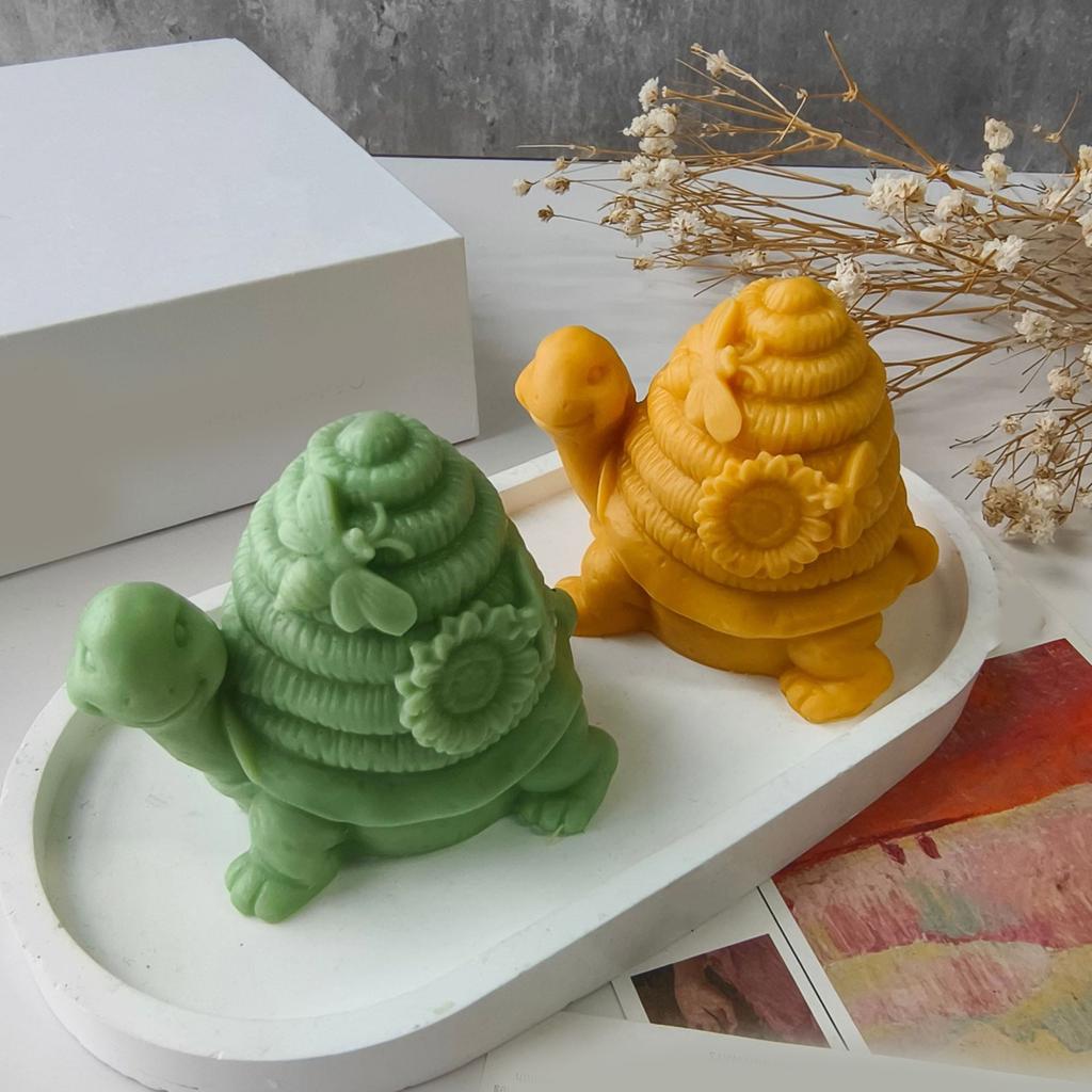 Creative Silicone Candle Mold Turtles Snail Shaped Aromatherapy Mould for Craft Lovers Stylish Home Decoration Mould