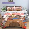 OddTaxi Pattern Bedding Quilt Set Quilt Cover Pillowcase Home Decoration Birthday Gift (1 * duvet cover + 2 * pillowcase, without core)