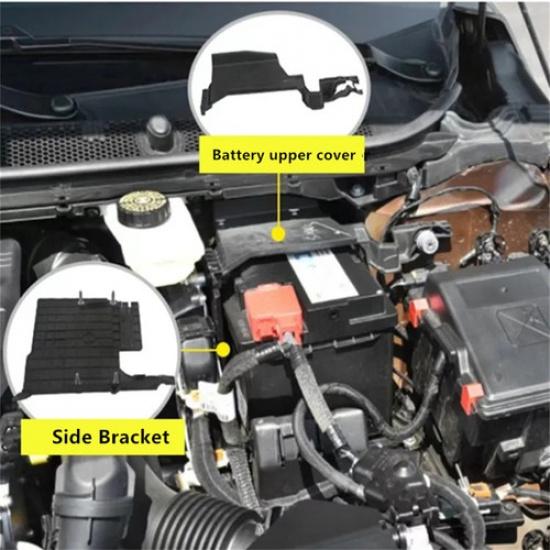 Battery Cover +Bracket For Peugeot 308 408 5008 Citroen C6 9810447780 9808674780
