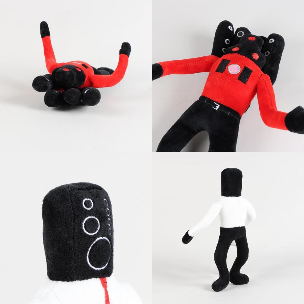 Unique Skibidi Toilet Speakerman Plush, Handcrafted With High-quality Short Plush Fabric, Ideal For Souvenir And Gift Shops
