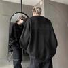 Мужская оверсайз замшевая толстовка с капюшоном - Круглый вырез, стиль Западного побережья для Осени/Зимы/Весны