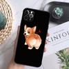 Милый Корги Собака Мягкий Чехол Для iPhone 16 Pro Max 13 12 Mini XS Max X XR 11 15 Pro Max 14 Plus Задняя Крышка