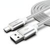 10FT Nylon Braided Phone Charger Cord - Durable and Fast Charging for iPhone, Type-C, and Micro USB