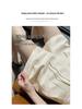Women's Summer High-Waist Frog Button Ice Silk A-Line Shorts